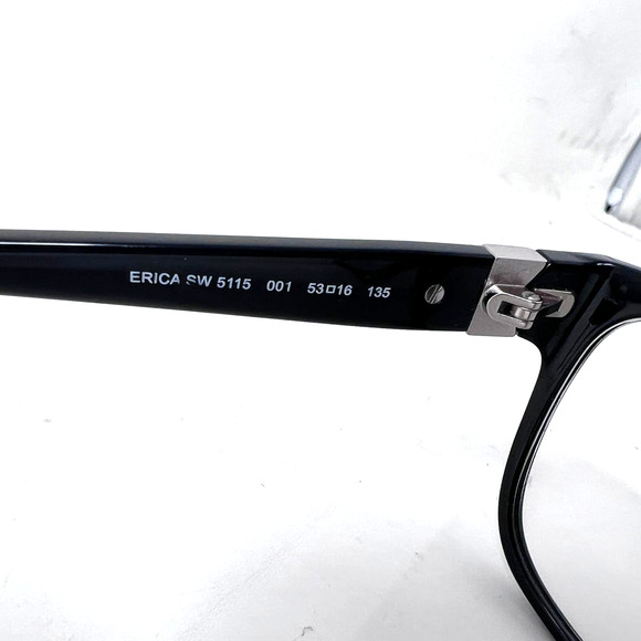 Swarovski Erica Shiny Black Eyeglasses Frame with case 53-16-135 SW5115 001 - Picture 6 of 10